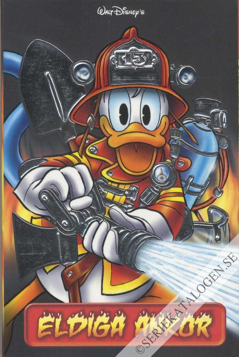 Framsida på Kalle Ankas pocket special Eldiga ankor (2020)