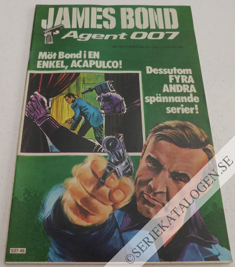 Framsida på James Bond agent 007 #46 (1977)