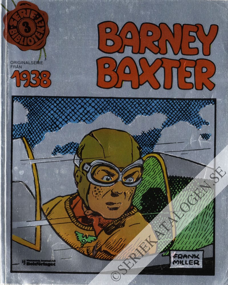 Framsida på Seriebiblioteket Barney Baxter 1938 (1976)
