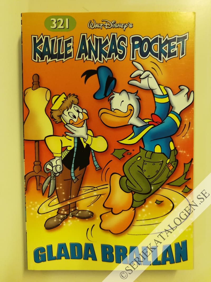 Framsida på Kalle Ankas pocket #321 - Glada brallan (2006)