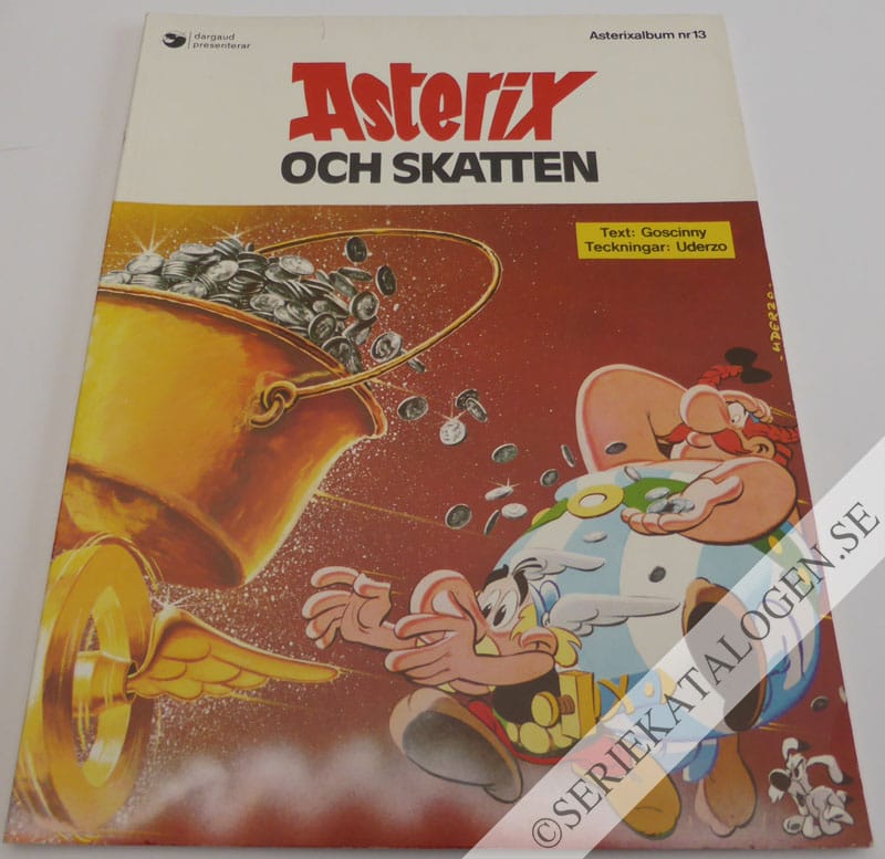 Framsida på Asterix Asterix och skatten (1974)