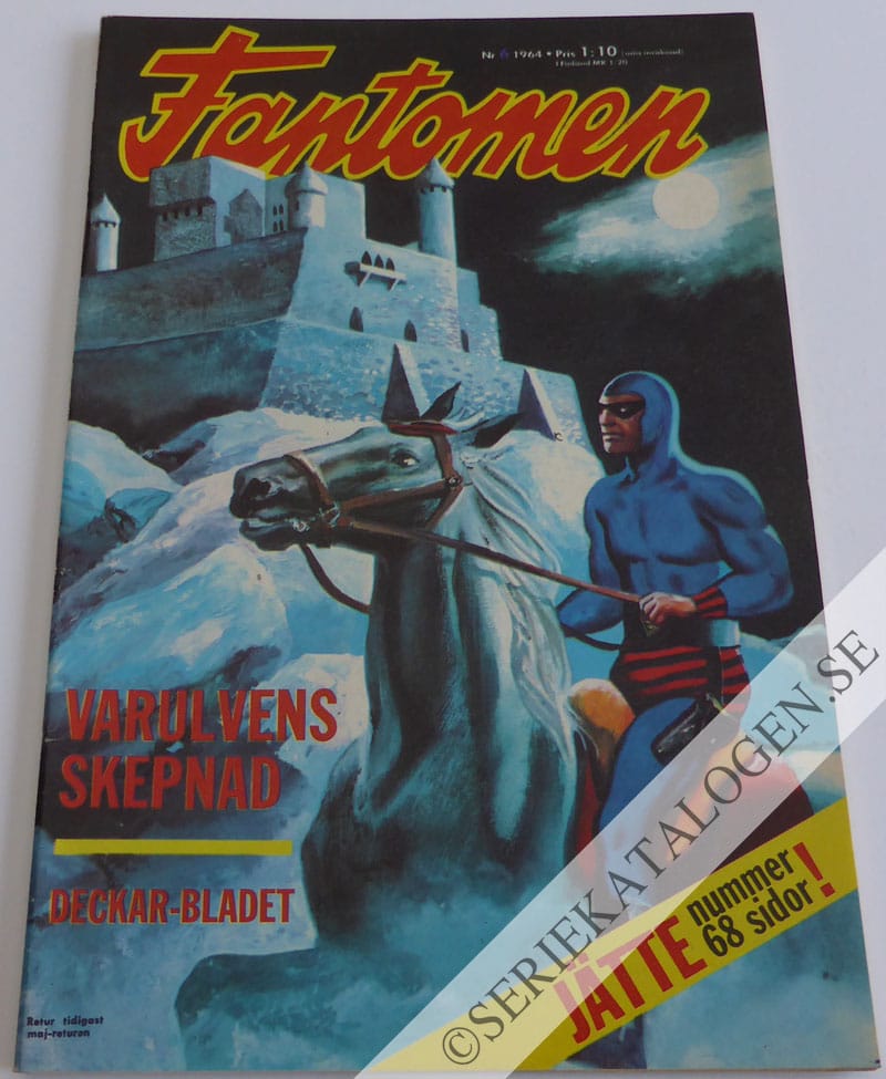 Framsida på Fantomen #6 (1964)