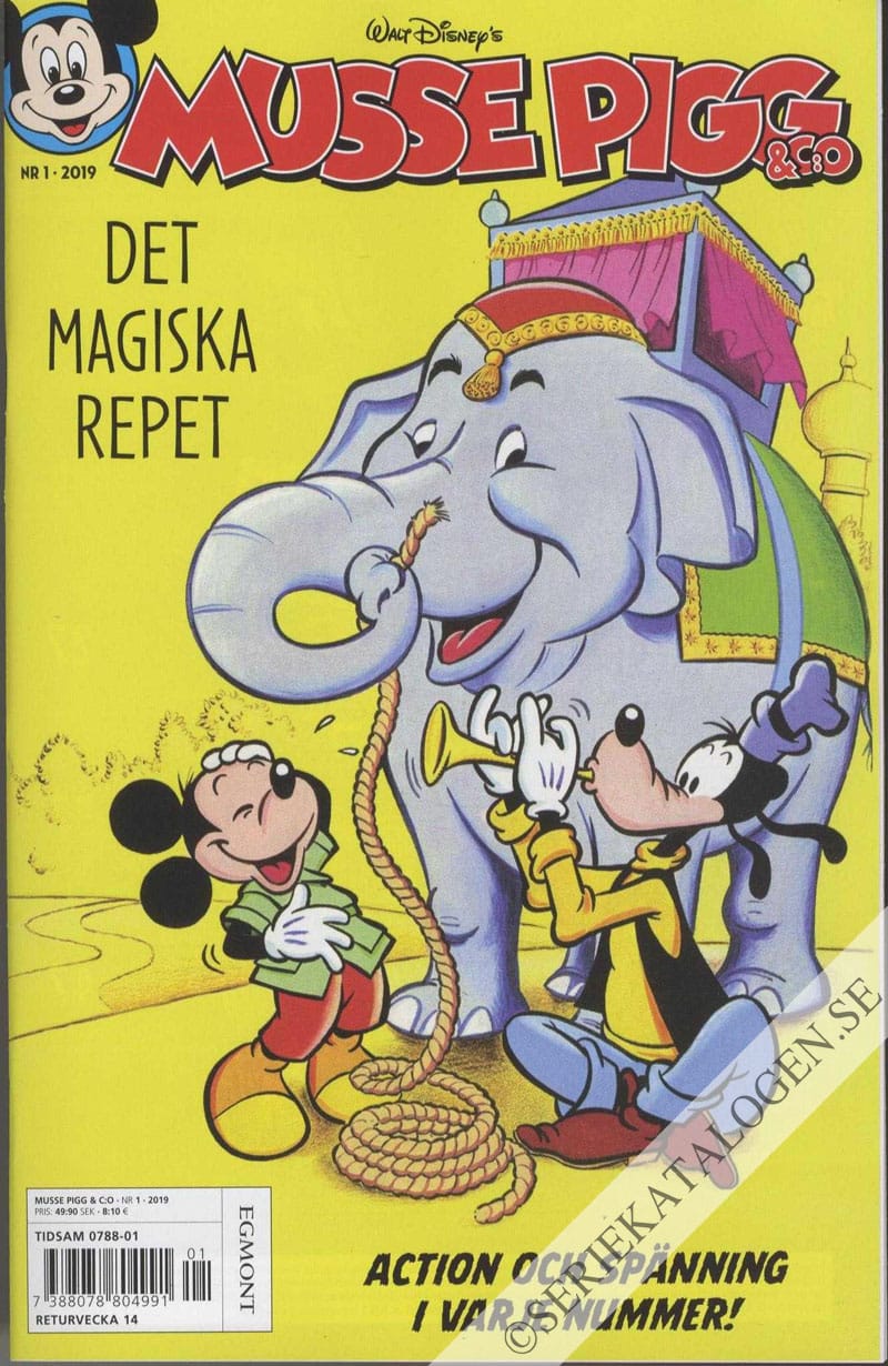 Framsida på Musse Pigg & C:o #1 (2019)