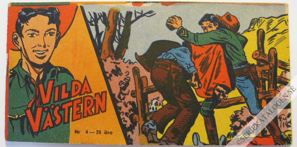 Framsida på Vilda Västern #4 (1957)