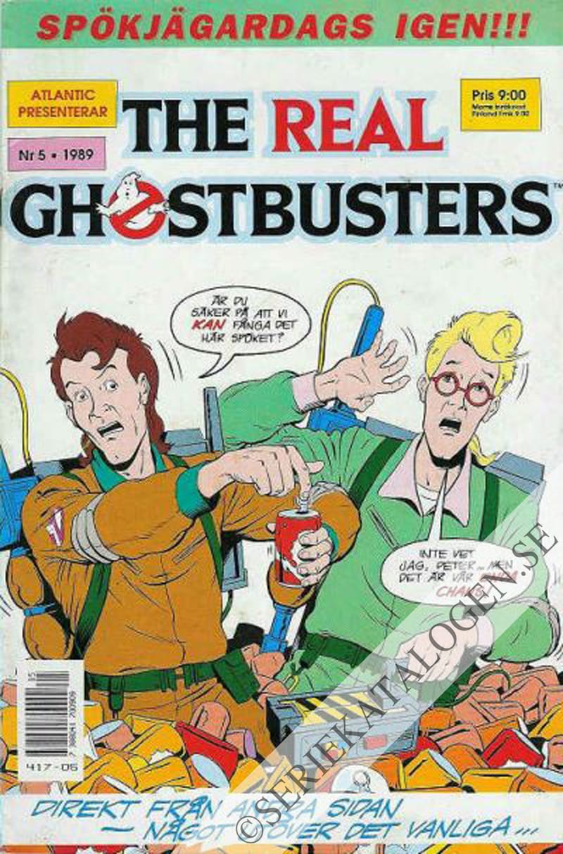 Framsida på The real Ghostbusters #5 (1989)