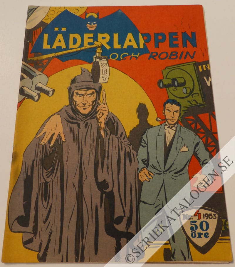 Framsida på Läderlappen och Robin #4 (1953)