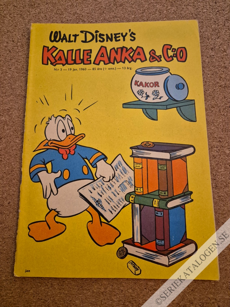 Framsida på Kalle Anka & C:o #3 (1960)