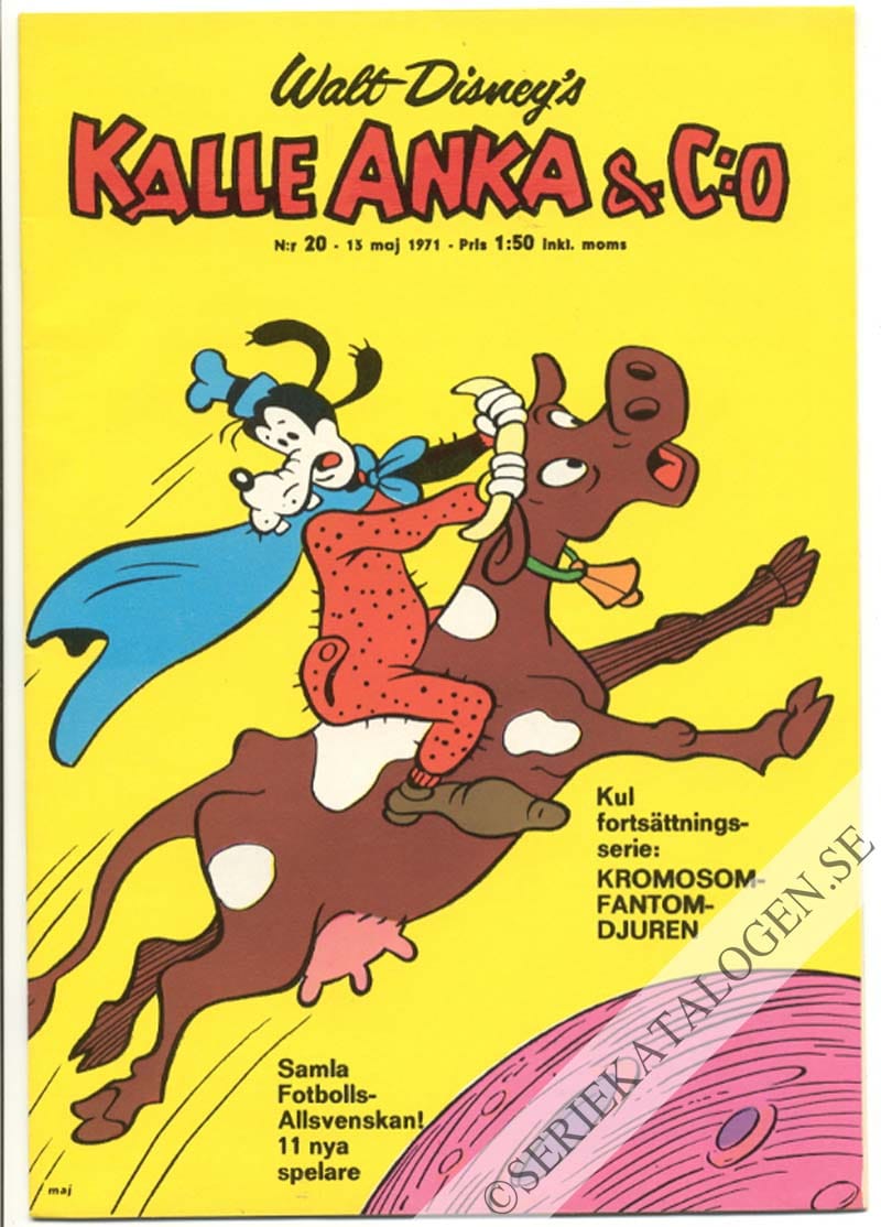 Framsida på Kalle Anka & C:o #20 (1971)