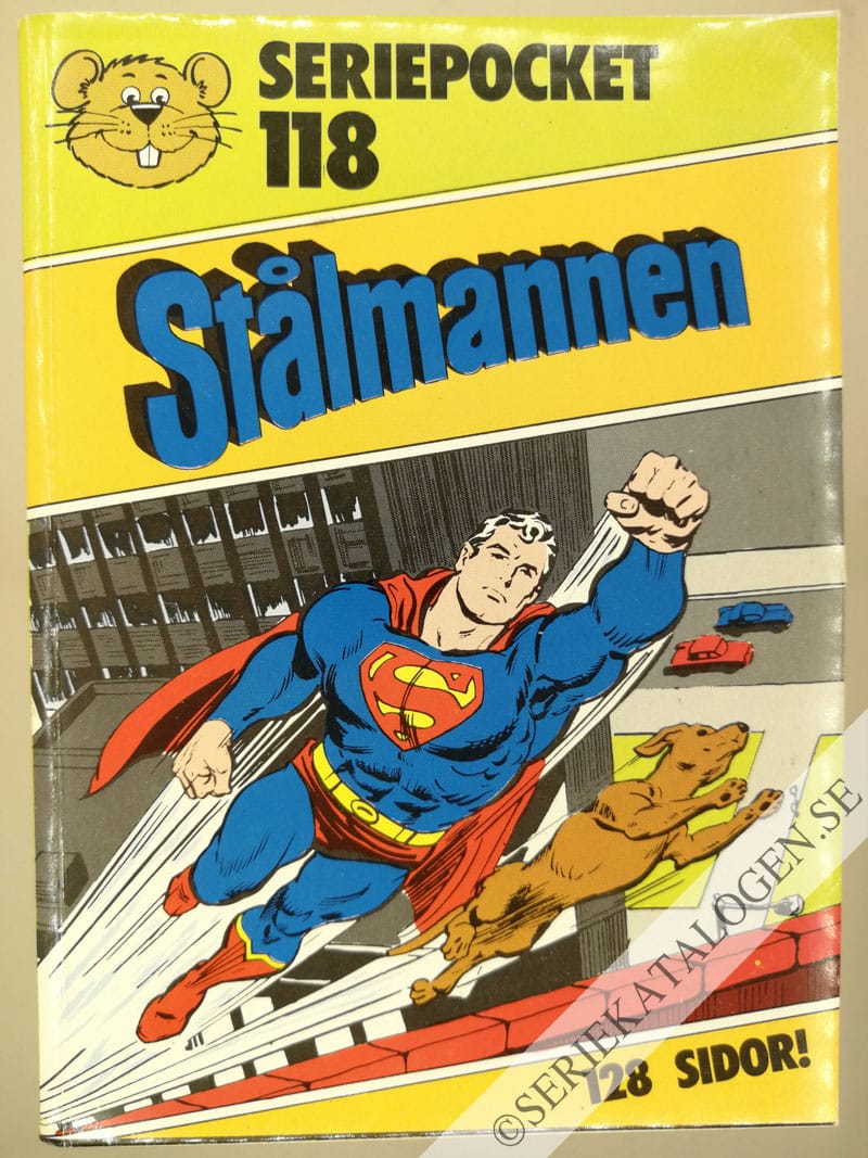 Framsida på Seriepocket #118 - Stålmannen (1982)