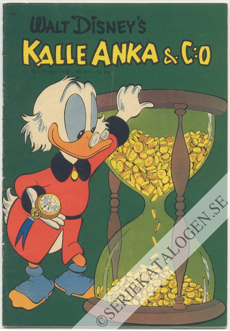 Framsida på Kalle Anka & C:o #12 (1959)