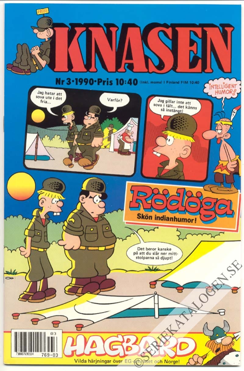 Framsida på Knasen #3 (1990)