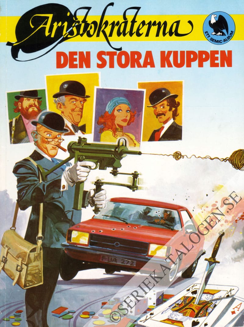 Framsida på Aristokraterna Den stora kuppen (1981)