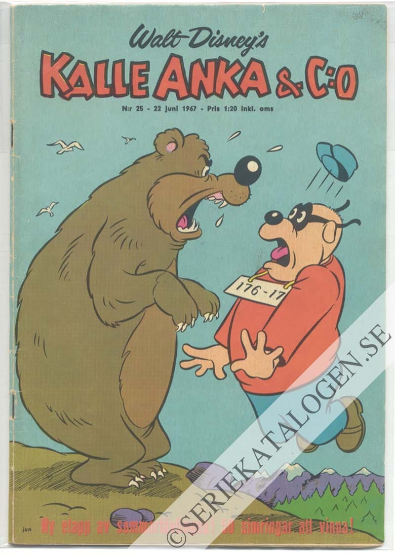 Framsida på Kalle Anka & C:o #25 (1967)