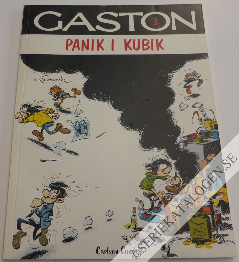 Framsida på Gaston Panik i kubik (1977)