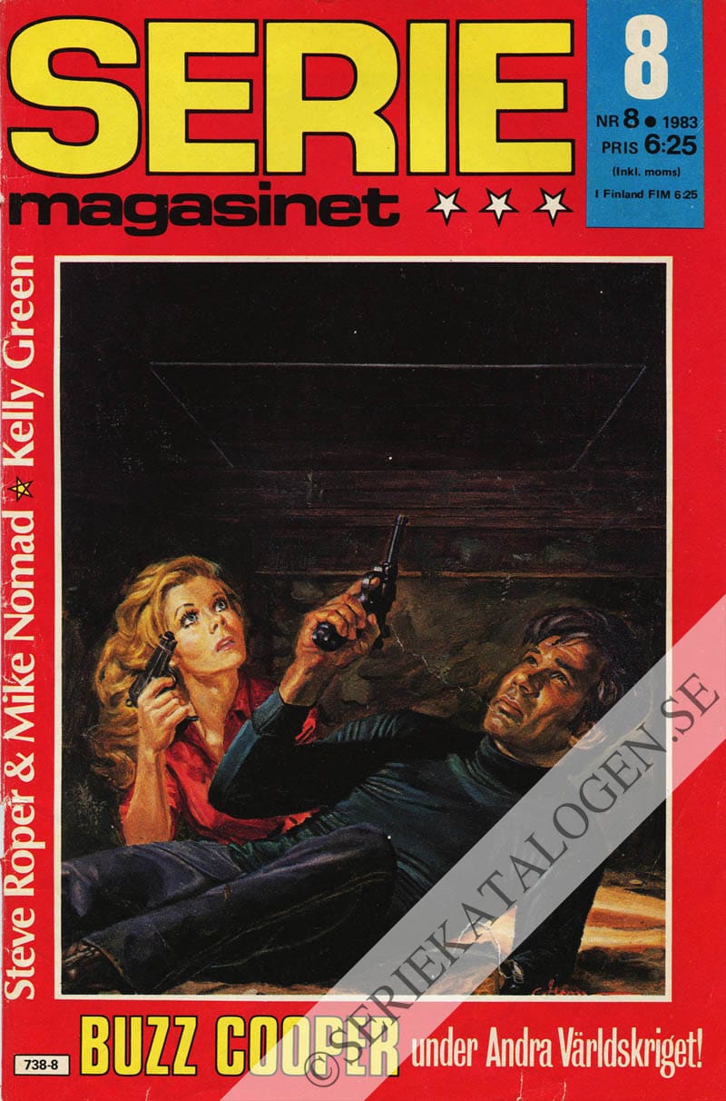 Framsida på Seriemagasinet #8 (1983)