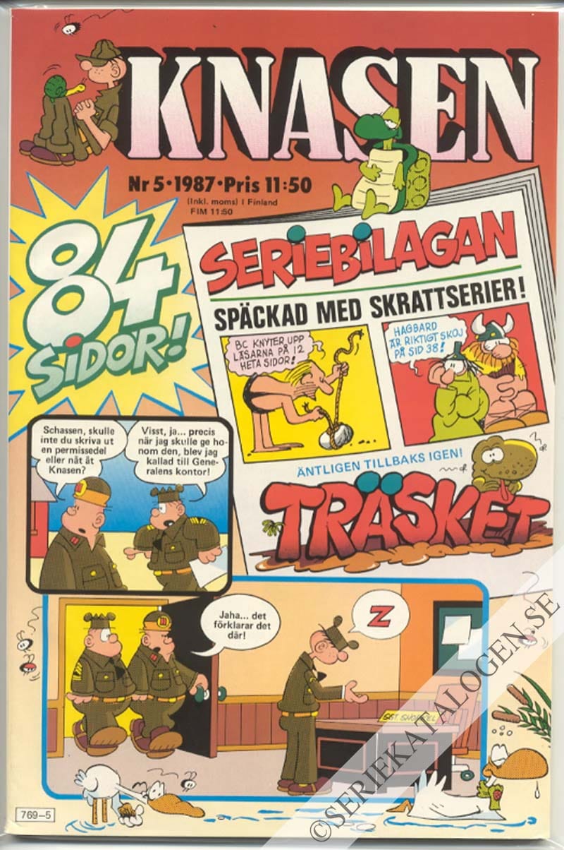 Framsida på Knasen #5 (1987)