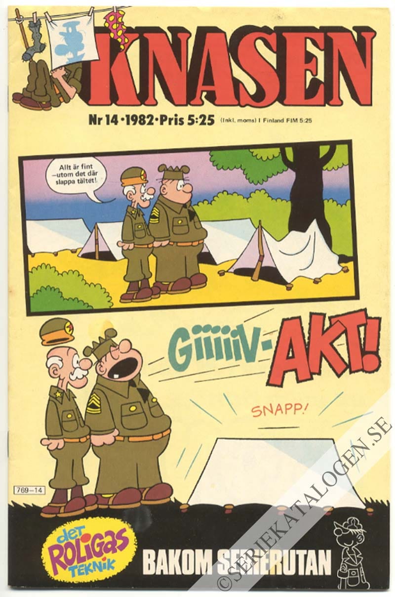 Framsida på Knasen #14 (1982)
