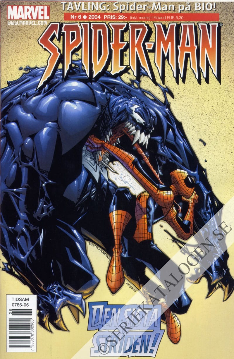 Framsida på Spider-Man #6 (2004)