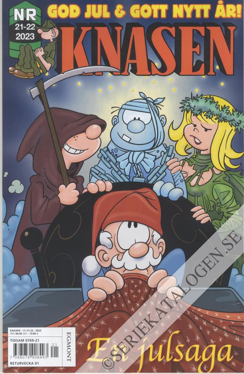 Framsida på Knasen #21-22 (2023)
