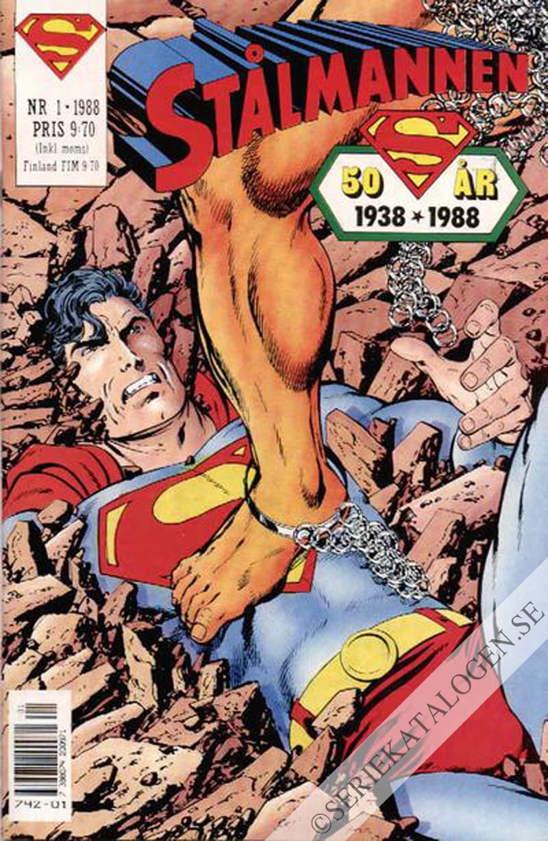 Framsida på Stålmannen #1 (1988)