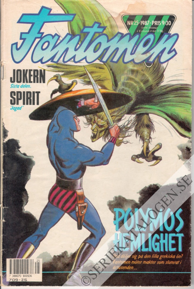 Framsida på Fantomen #25 (1987)