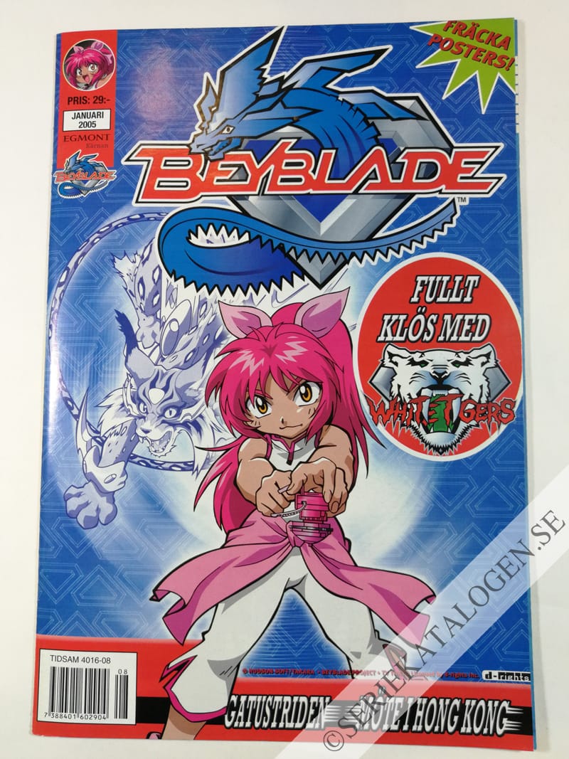 Framsida på Beyblade Januarinull (2005)