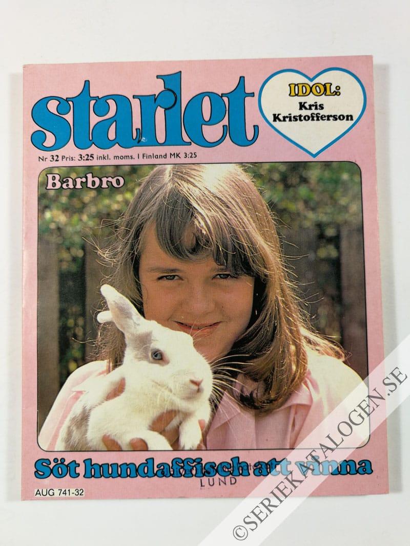 Framsida på Starlet #32 (1978)