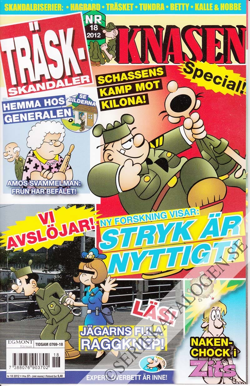 Framsida på Knasen #18 (2012)