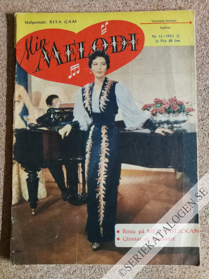 Framsida på Min melodi #12 (1955)