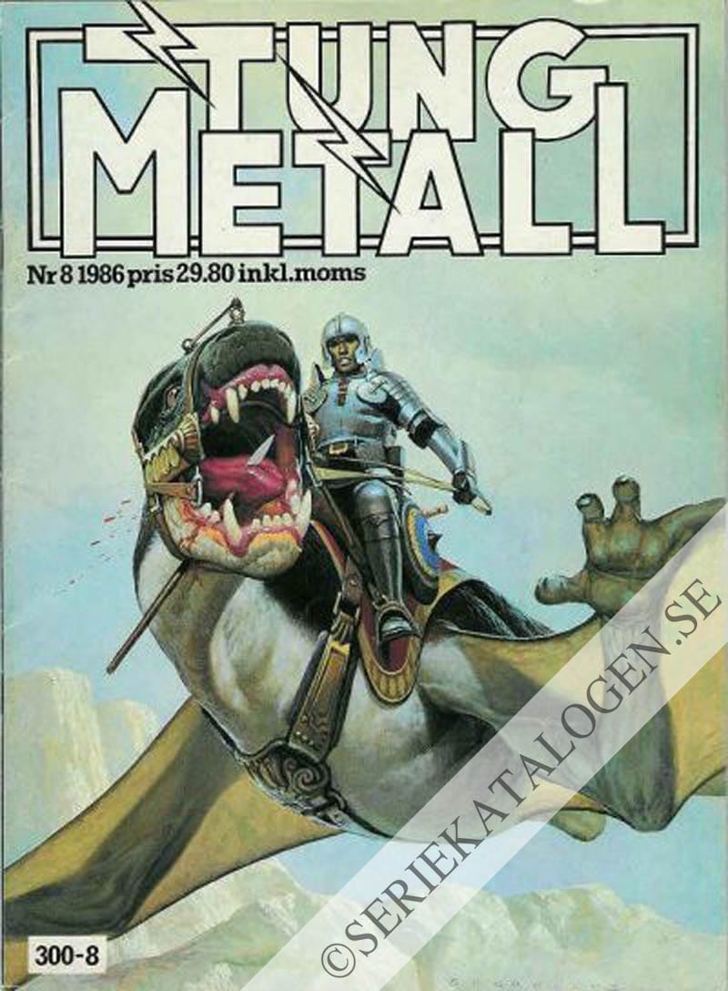 Framsida på Tung metall #8 (1986)