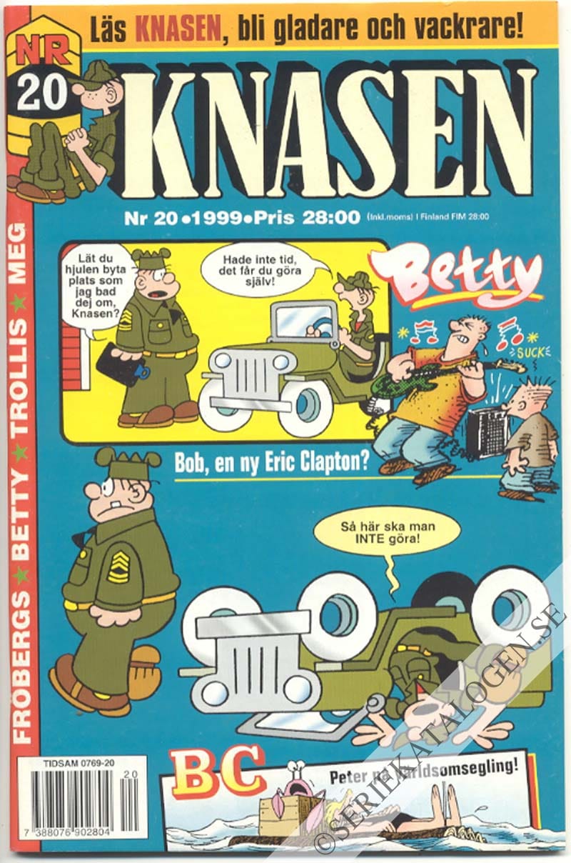 Framsida på Knasen #20 (1999)