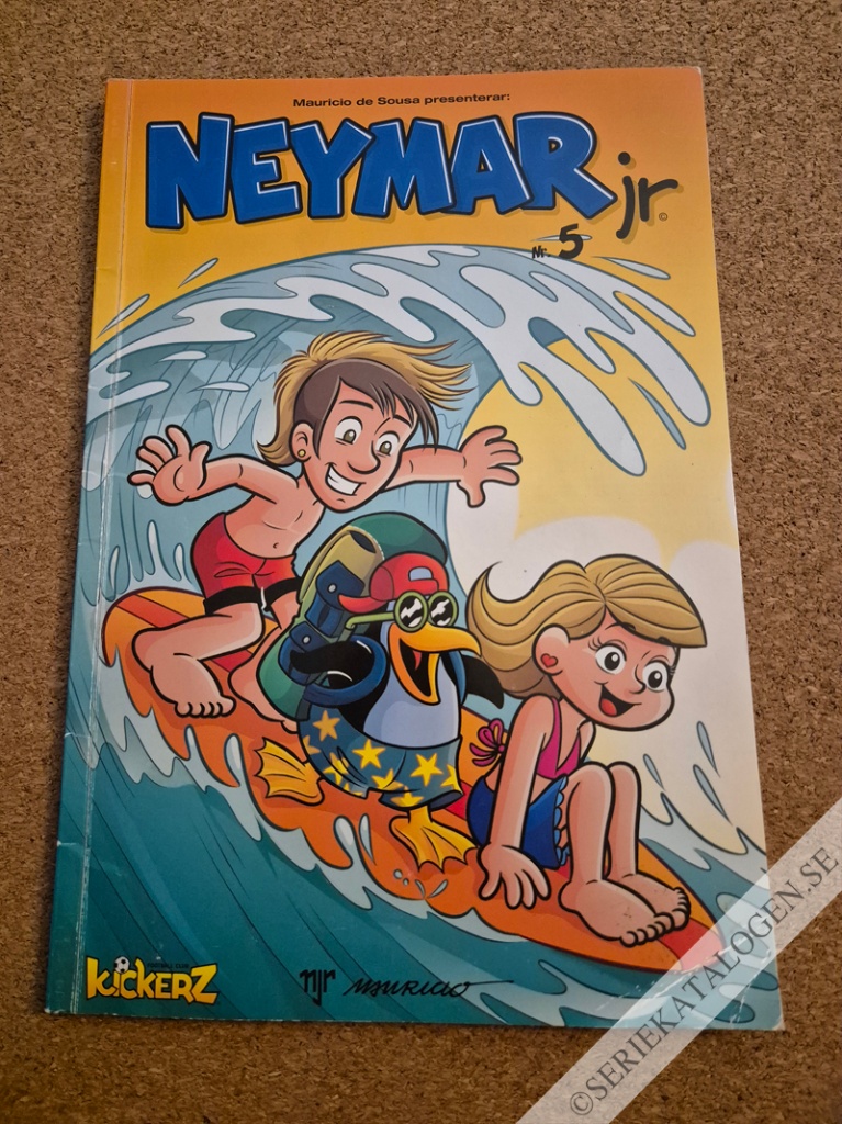 Framsida på Mauricio de Sousa presenterar Neymar jr. #5 (2015)