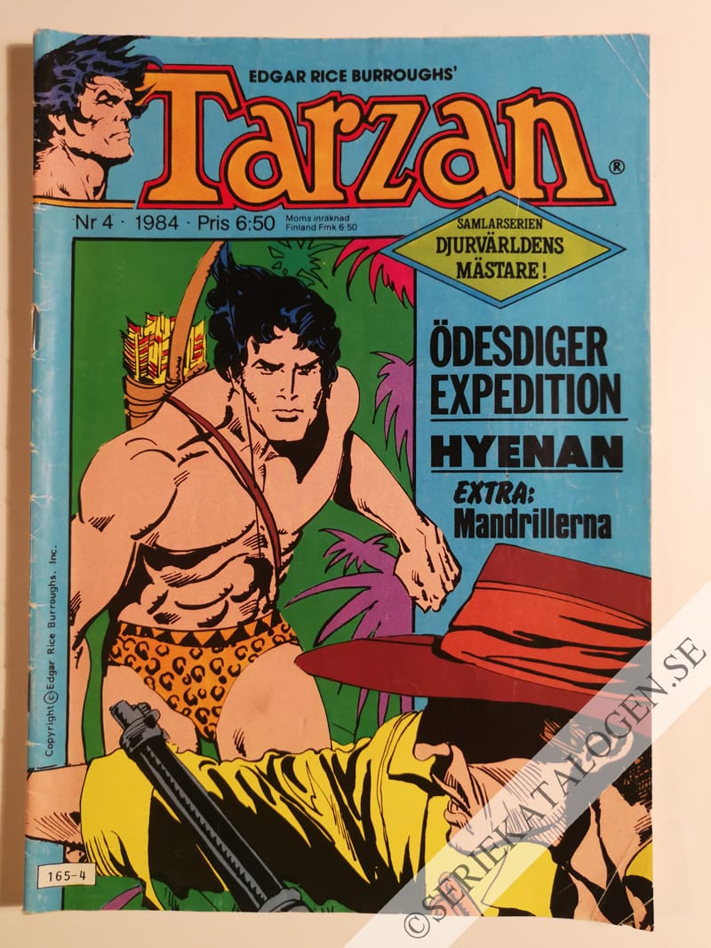 Framsida på Tarzan #4 (1984)