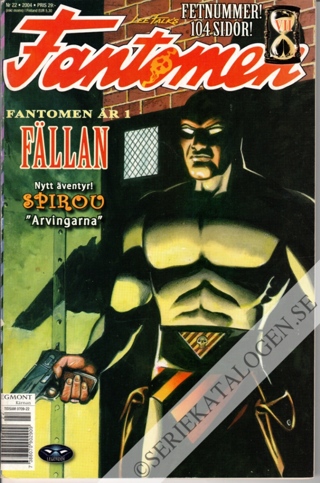 Framsida på Fantomen #22 (2004)