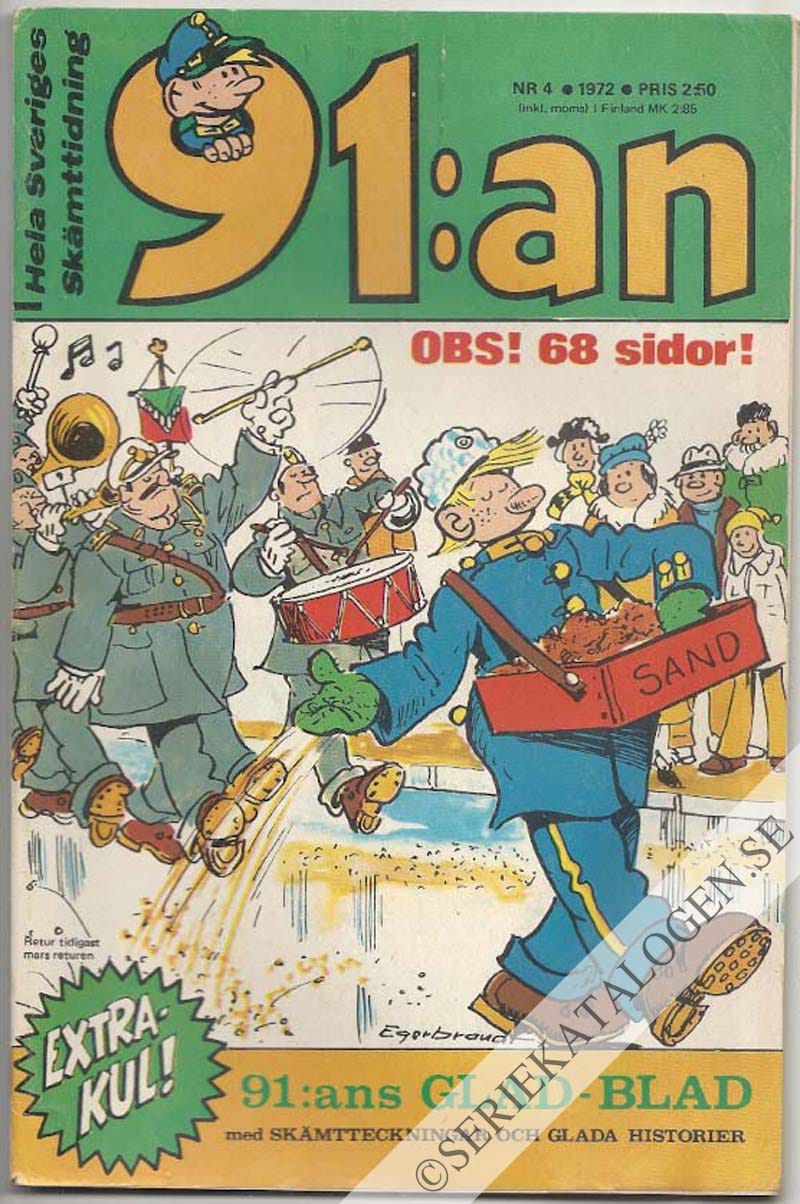 Framsida på 91:an #4 (1972)