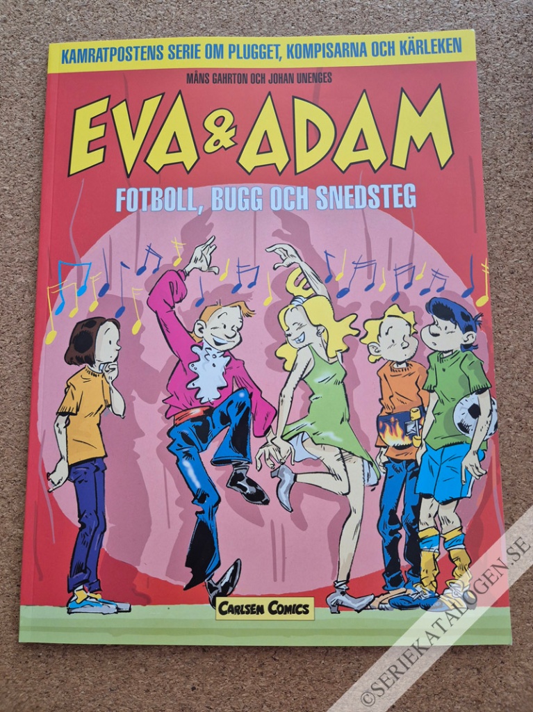 Framsida på Eva & Adam #8 - Fotboll, bugg och snedsteg (2000)