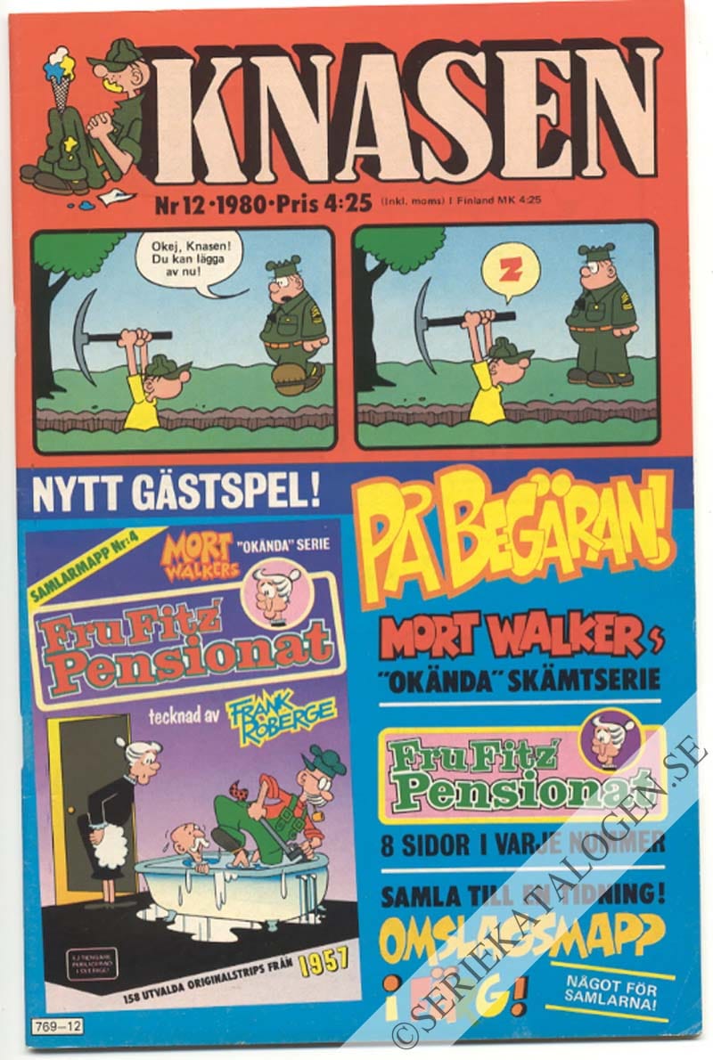 Framsida på Knasen #12 (1980)