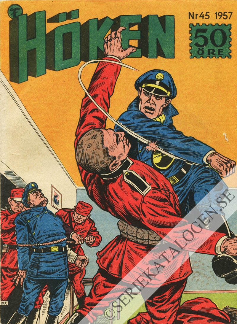 Framsida på Höken #45 (1957)