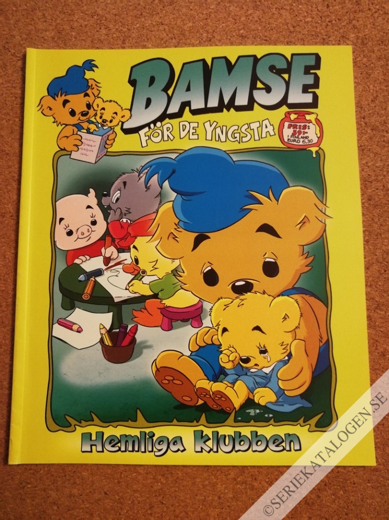 Framsida på Bamse för de yngsta Hemliga klubben (2020)
