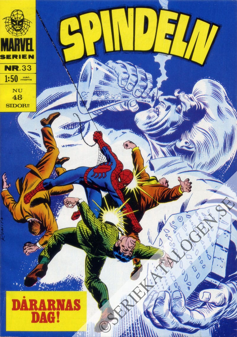 Framsida på Marvelserien Dårarnas dag! (1969)