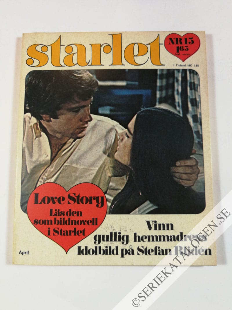 Framsida på Starlet #15 (1971)