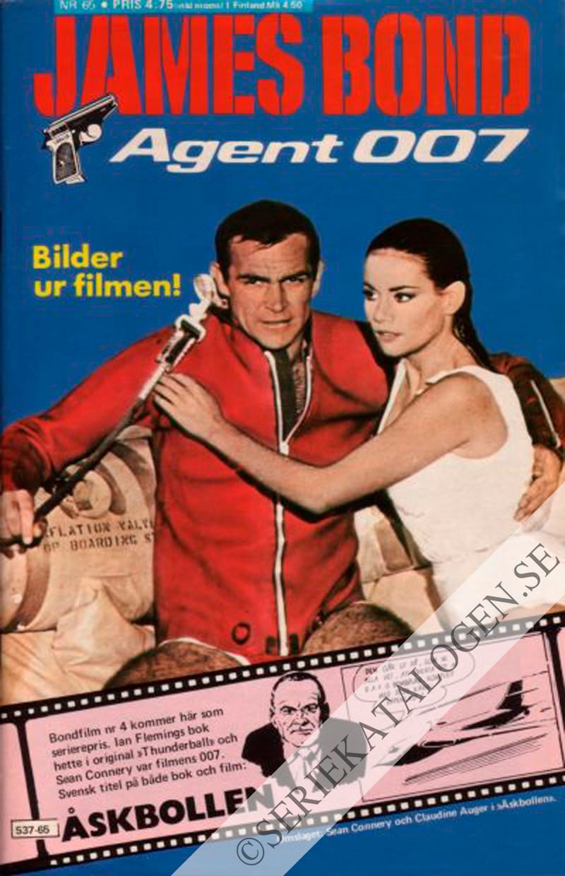 Framsida på James Bond agent 007 #65 (1980)
