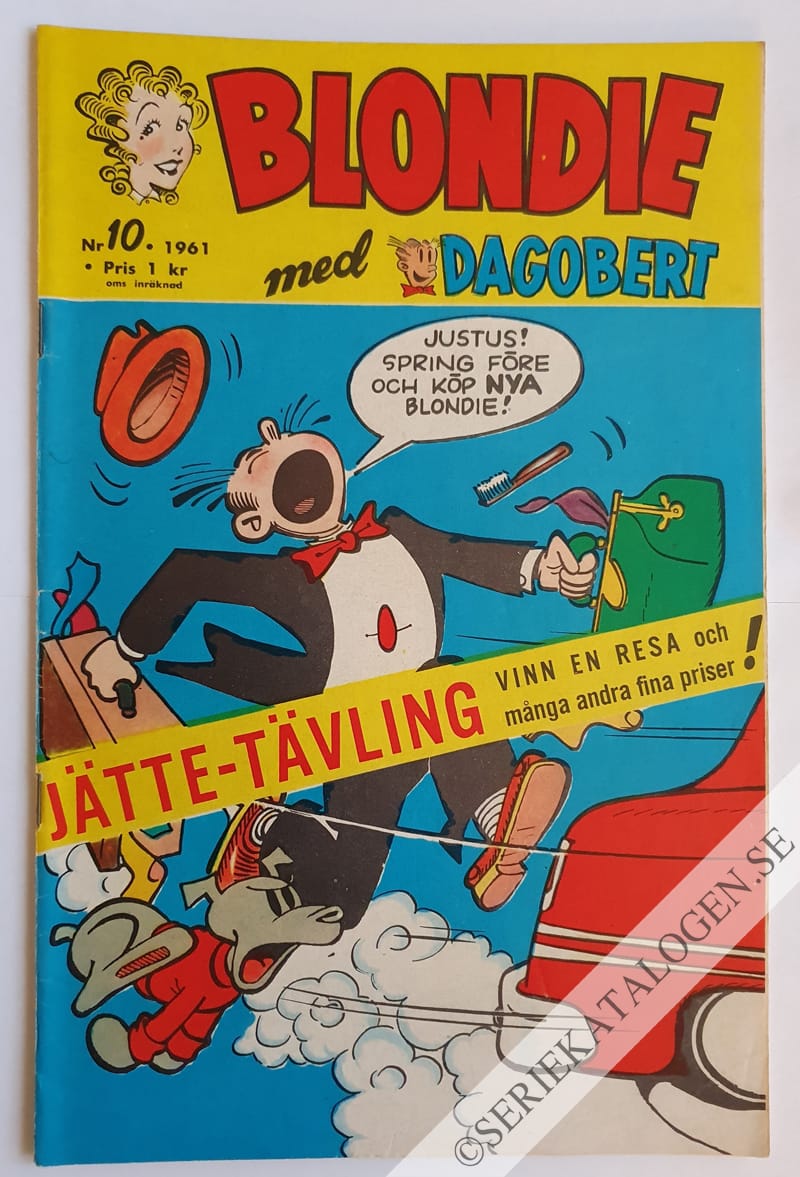 Framsida på Blondie #10 (1961)