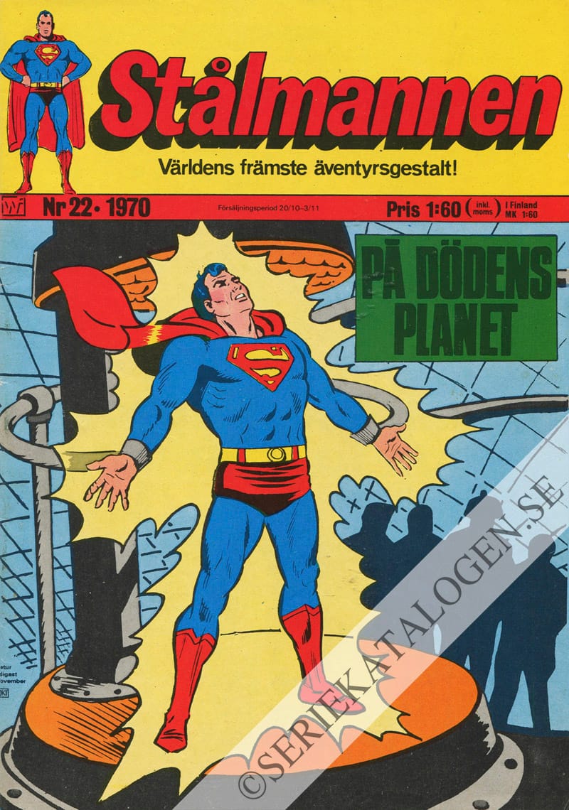 Framsida på Stålmannen #22 (1970)