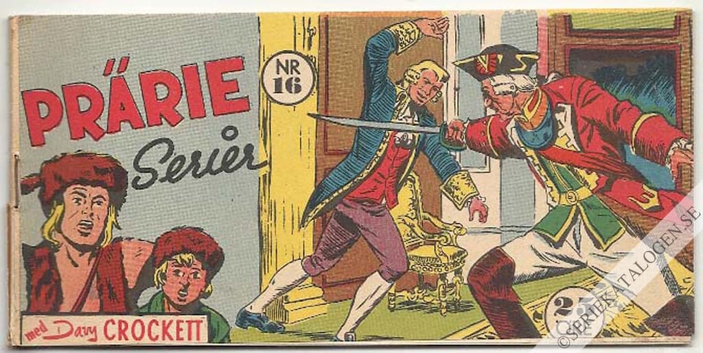 Framsida på Prärie-serier #16 (1958)