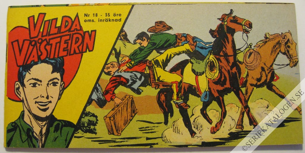 Framsida på Vilda Västern #18 (1962)