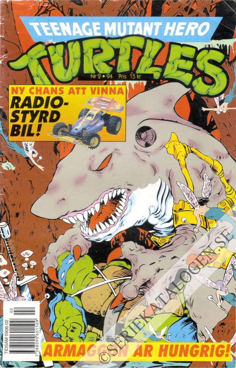 Framsida på Teenage mutant hero turtles #2 (1994)