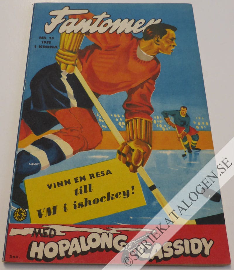 Framsida på Fantomen #25 (1953)