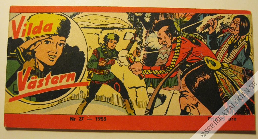 Framsida på Vilda Västern #27 (1953)