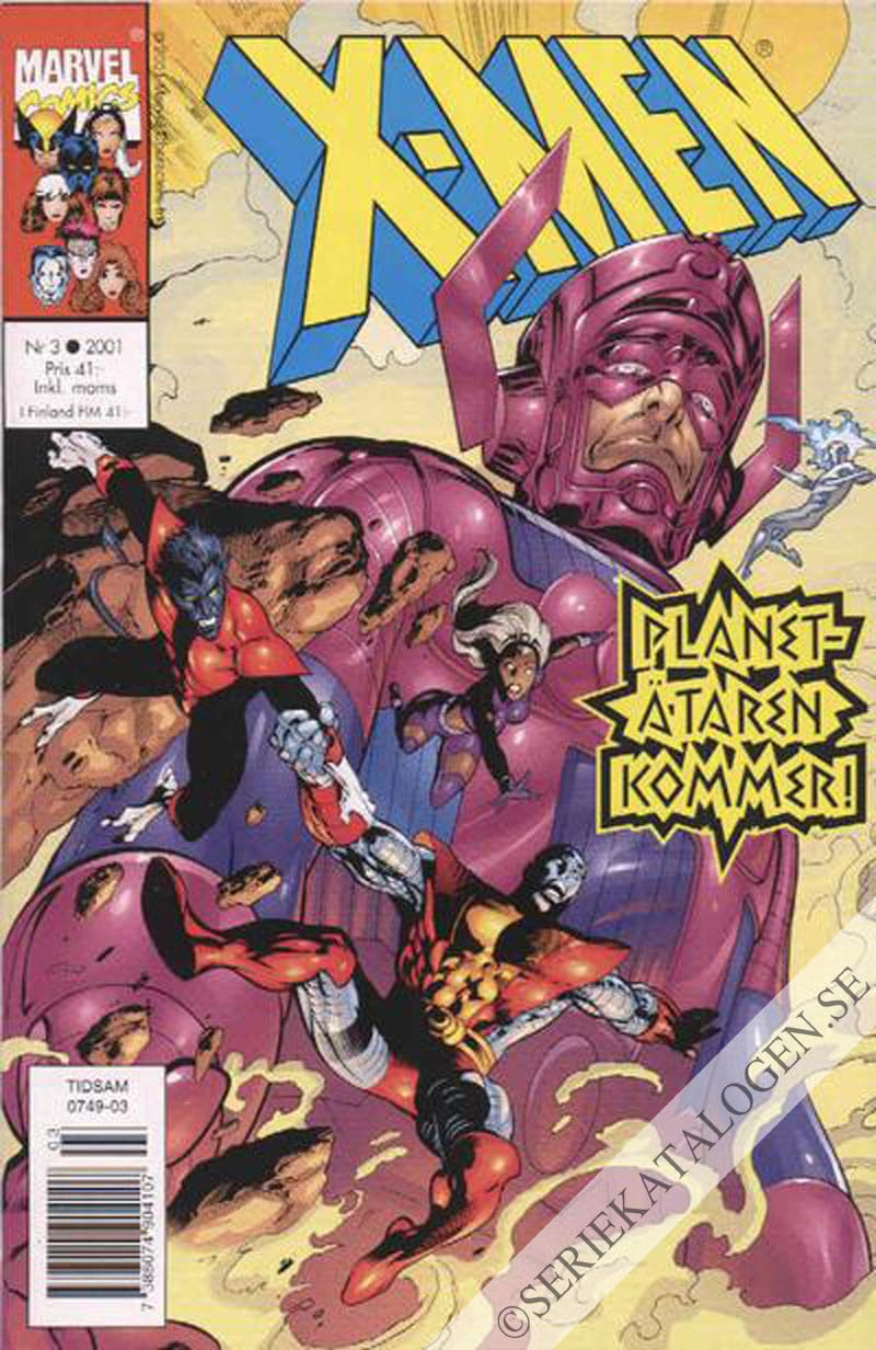 Framsida på X-Men #3 (2001)